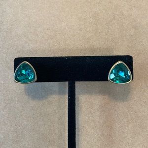 Turquoise Kennth Cole Stud Gemstone Earrings.